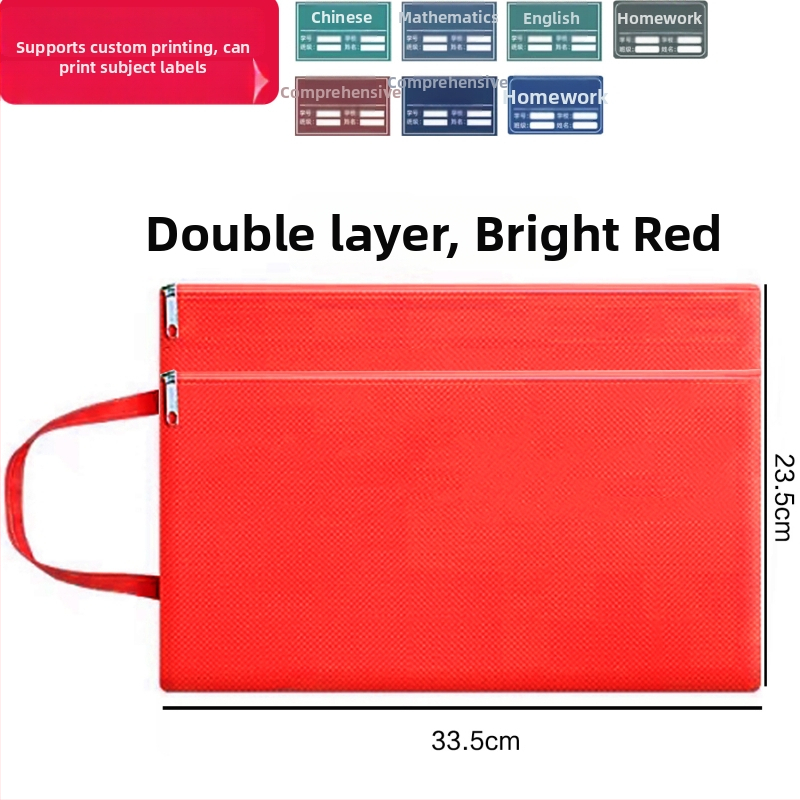 Mātes dokumentu soma ar izdrukātu logotipu, Oxford audums, rāvējslēdzējs, karikatūru dizains