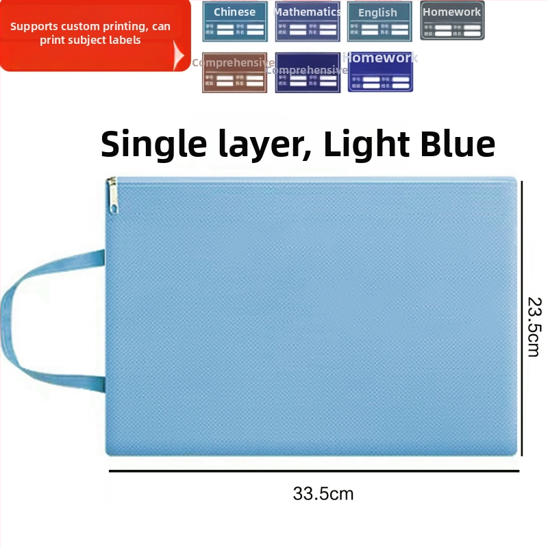 Mātes dokumentu soma ar izdrukātu logotipu, Oxford audums, rāvējslēdzējs, karikatūru dizains