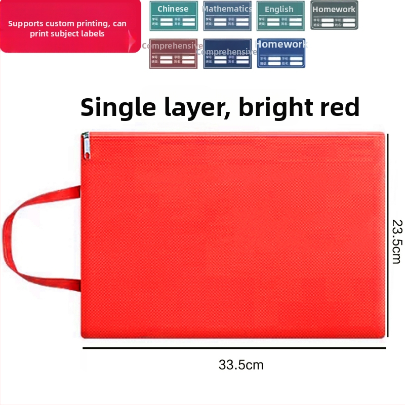 Mātes dokumentu soma ar izdrukātu logotipu, Oxford audums, rāvējslēdzējs, karikatūru dizains