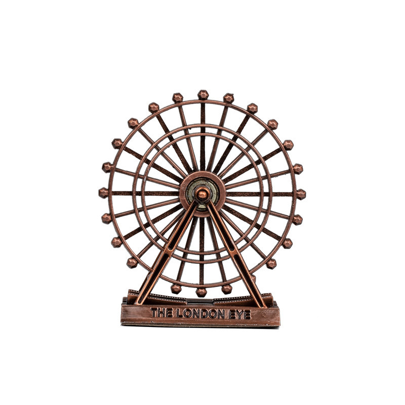Retro Ferris Wheel Model B – metalni ukrasni predmet za dom, ured, restoran i bar