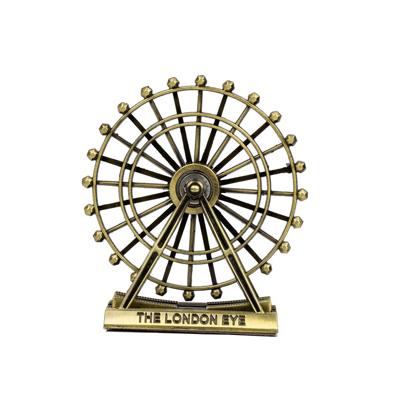 Retro Ferris Wheel Model B – metalni ukrasni predmet za dom, ured, restoran i bar