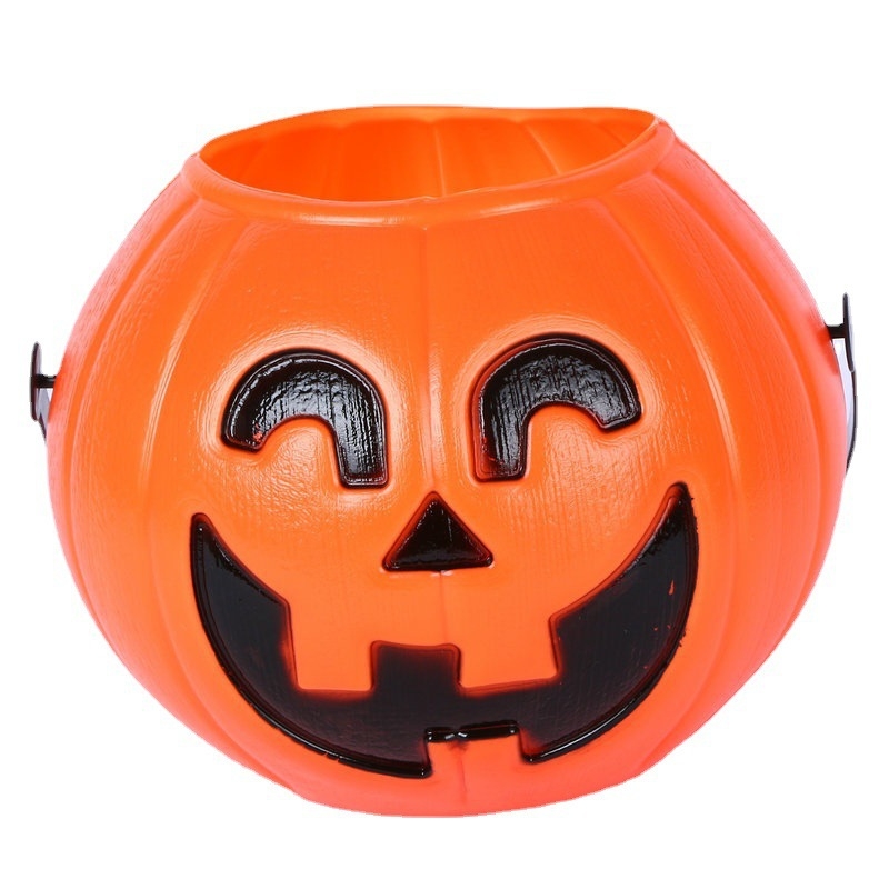 Plastični dekor za Halloween bar/KTV scenu: prijenosna svijetleća tikvasta lampa
