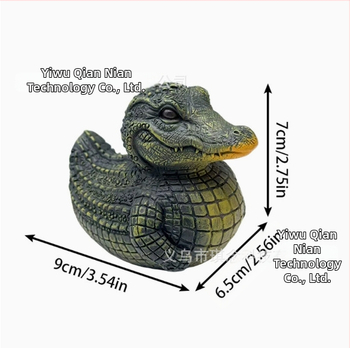 Živicová socha: kačacia figúrka írskeho pubu pre domáce dekorácie | Materiál: Živica; Značka: Qinian; Kategória: Remeslá zo živice; Štýl: Kreatívny trend