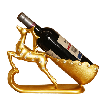 Elka rezīna vīna statīvs – mūsdienīgs minimālais istabas dekors