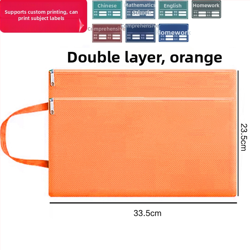 Drukātas logotipa Tote soma grūtniecības pārbaudei, ūdensnecaurlaidīga Oxford dokumentu soma ar rāvējslēdzēju