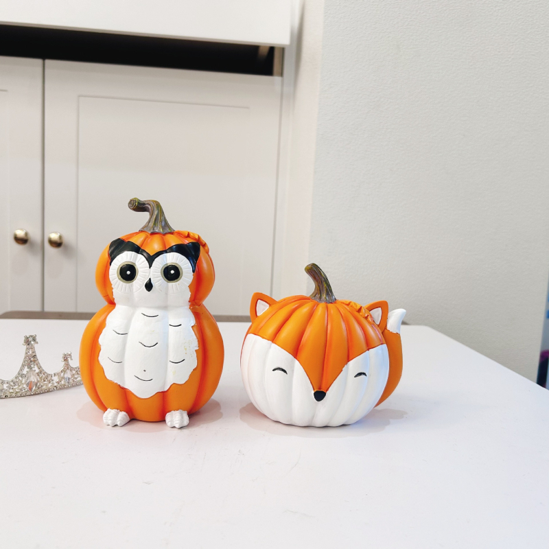 Živicas dzīvnieku galda dekori, krāsoti, pielāgojami, kā dāvanai piemēroti gadījumiem: dzimšanas diena, beidz, jauns mājoklis, Ziemassvētki