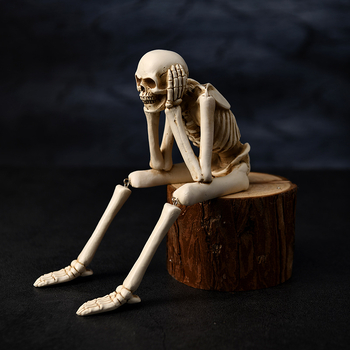 Skeleton z resinovej živice pre Halloween – strašidelná atmosféra doma (Materiál: syntetická živica; Značka: Top rhyme; Kategória: Resin crafts)