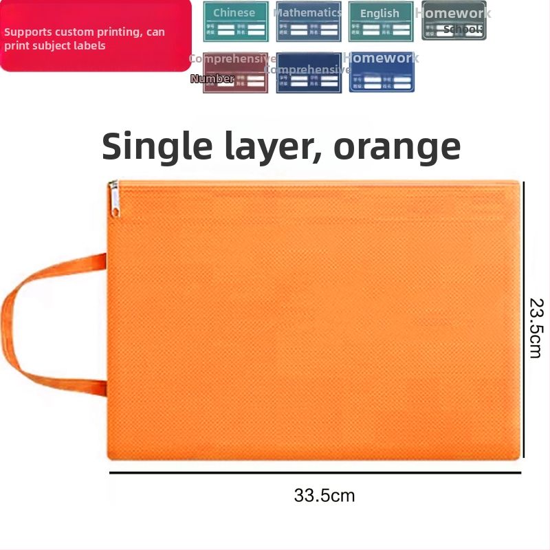 Mātes dokumentu soma ar drukāto logotipu, ūdensizturīgs Oxford audums, rāvējslēdzējs, karikatūru stils