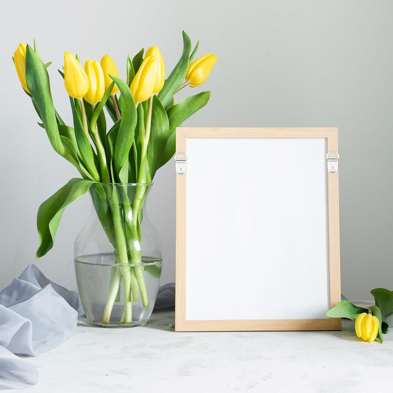 Άγκιστρο τύπου D με σχήμα ημικύκλου για κορνίζες φωτογραφιών, από σίδερο, μάρκα Zhuo Tai, μοντέλο 505050, μοντέρνο μινιμαλιστικό στυλ, ηλεκτροπλατίωση