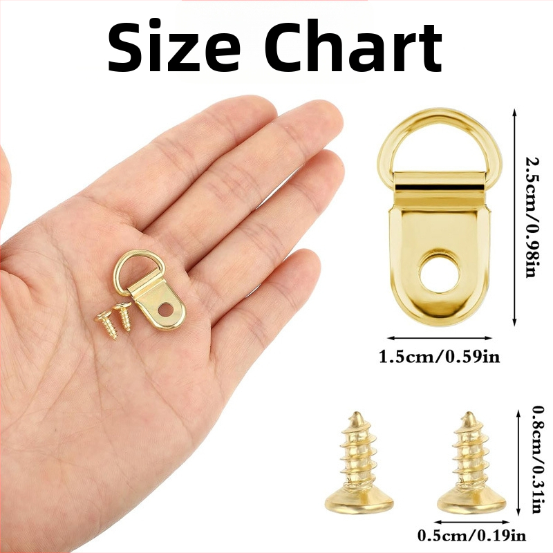 D tipa pusapļa āķis foto rāmiem, no tērauda, zīmols Zhuo Tai, modelis 505050, mūsdienīgs minimālisma stils, elektroplatēšana