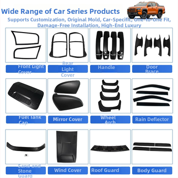 Isuzu MU-X 2017–2020 priekinio žibinto rėmelis, ABS plastikas, lipnioji galinė dalis, suderinamas su priekiniais žibintais, pritaikomas montavimas