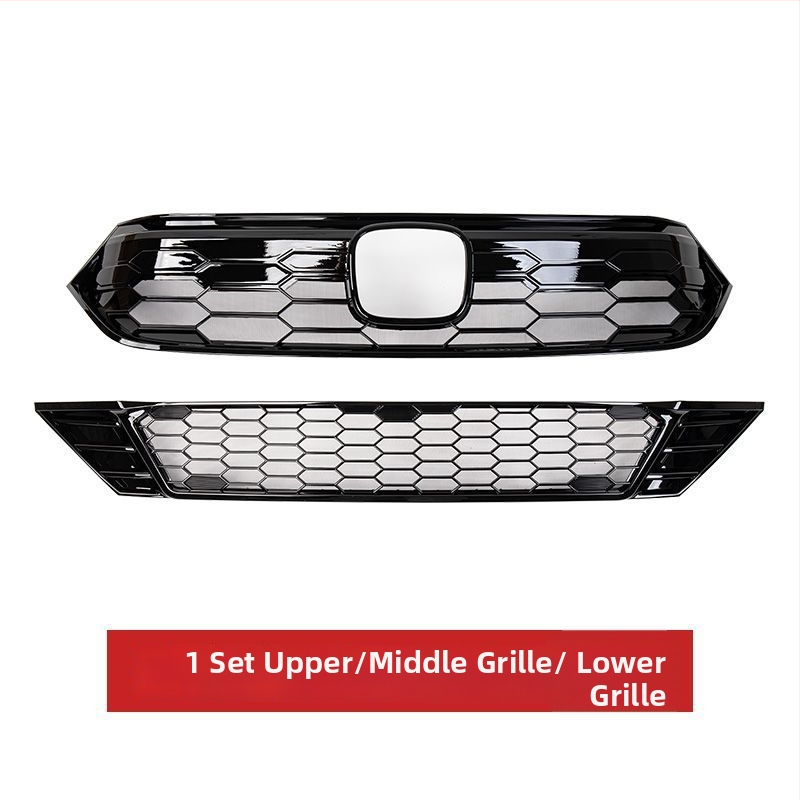 Honda priekinė grotelė su snap-on tinklu nuo vabzdžių – centrinės grotelių rėmas, išvaizdos atnaujinimas