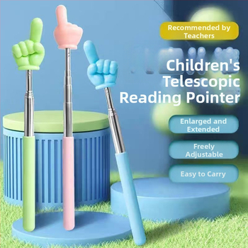 Välja tõmmatav lugemisviip, sõrmekujuline plastist joonlaud, lastele, multikas stiil, 6–10 ja üle 10 aasta