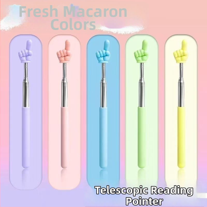 Välja tõmmatav lugemisviip, sõrmekujuline plastist joonlaud, lastele, multikas stiil, 6–10 ja üle 10 aasta