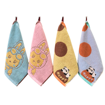 Παιδική τετράγωνη πετσέτα προσώπου από 100% βαμβάκι, Jacquard, 30 g, καθολική χρήση, δυνατότητα εκτύπωσης λογότυπου