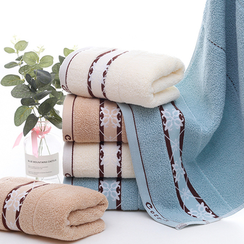 Pamuk jacquard ručnik za lice i ruke, 32S pređa, dugovlaki pamuk, mekan i upijajući, udio pamuka 95%, težina 100–120 g