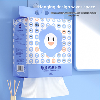 Manhua Ühekordsed näopuhastus salvrätikud, seinale kinnitatavad, eriti paksud, 130 lehte, 100% viskoos, suurus 19×18 cm, 350 g/tk