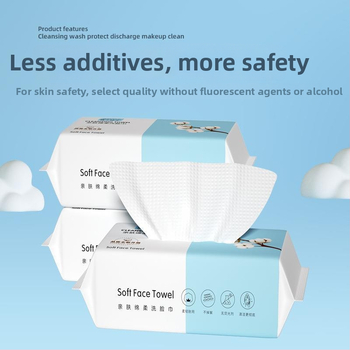 Ühekordsed tõmmatavad näopesusalvrätid, paksu mittekiudunud materjaliga, 10 tk, beebi hoolduseks