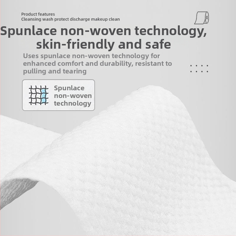 Ühekordsed tõmmatavad näopesusalvrätid, paksu mittekiudunud materjaliga, 10 tk, beebi hoolduseks