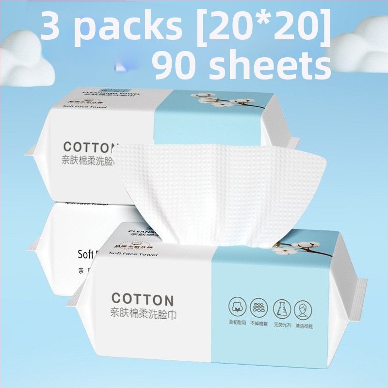 Ühekordsed tõmmatavad näopesusalvrätid, paksu mittekiudunud materjaliga, 10 tk, beebi hoolduseks