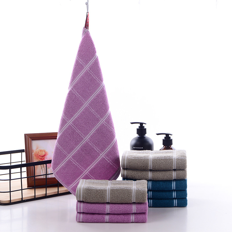 Mingshuo 100% pamuk kvadratni dječji ručnik, 55 g, brzo upijanje 0–5 s, Jacquard tkanina