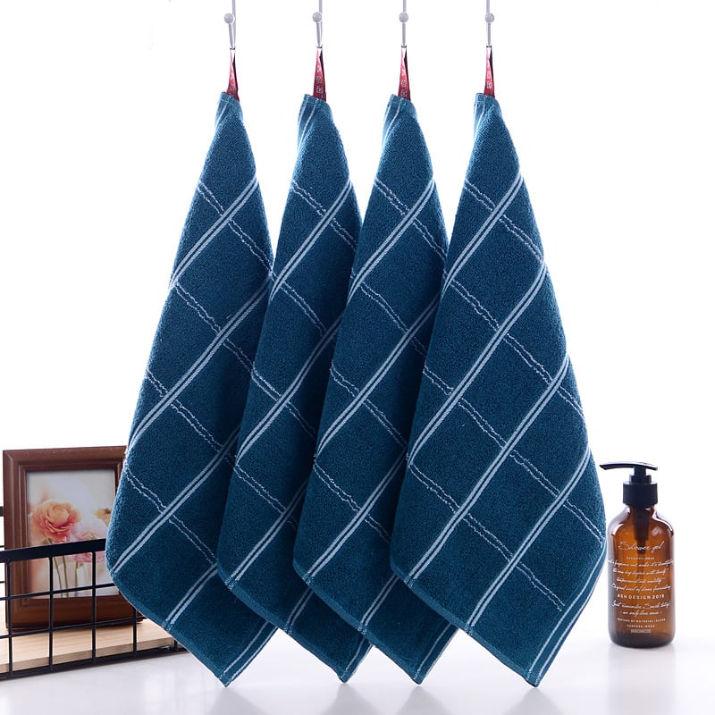 Mingshuo 100% pamuk kvadratni dječji ručnik, 55 g, brzo upijanje 0–5 s, Jacquard tkanina