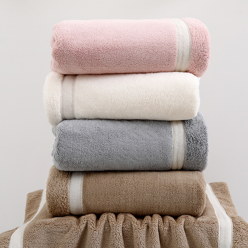 Πετσέτα Προσώπου από Κοράλλι Φλίς, Πολυτελής, Νήμα 150D, Βάρος 120–140 g, Ενισχυμένος Άκρος