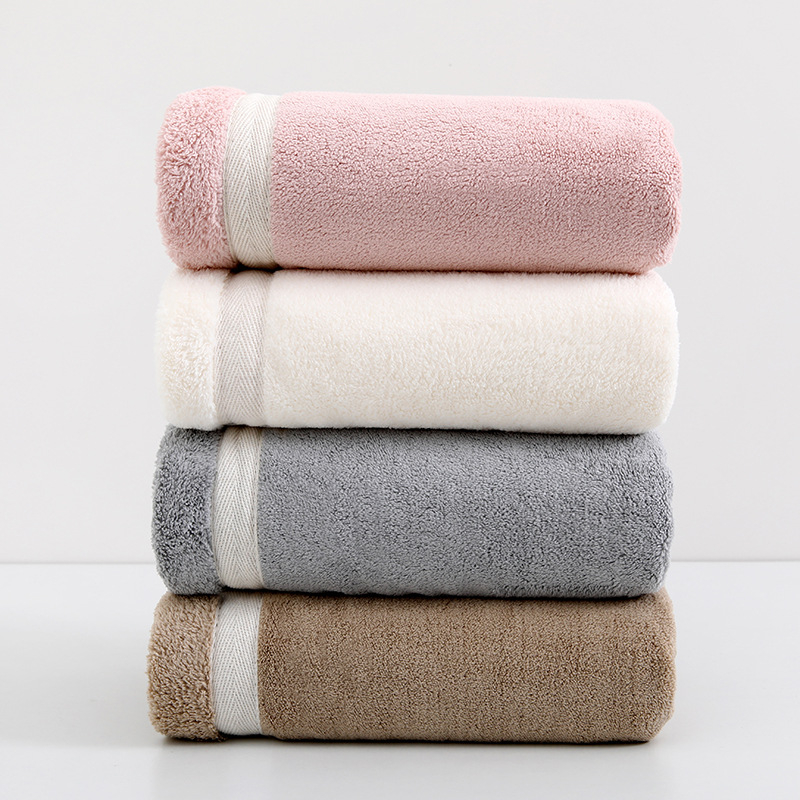 Πετσέτα Προσώπου από Κοράλλι Φλίς, Πολυτελής, Νήμα 150D, Βάρος 120–140 g, Ενισχυμένος Άκρος