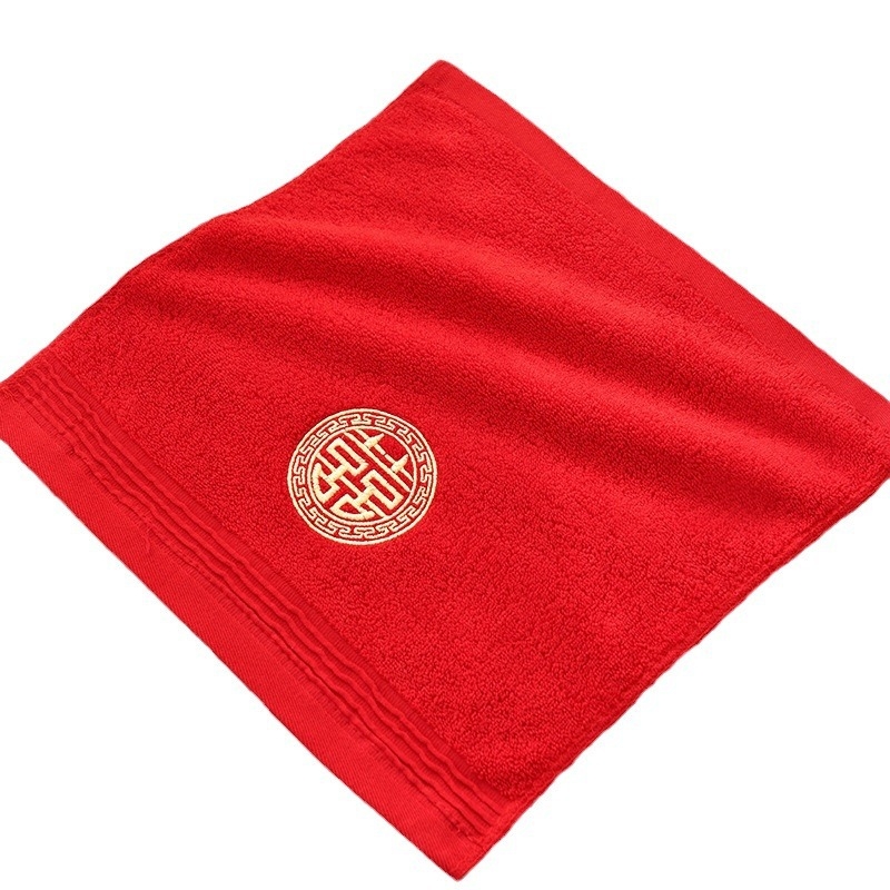 Τετράγωνο βαμβακερό μαντήλι για γάμο με κέντημα, νήμα 32S, βάρος 50 g