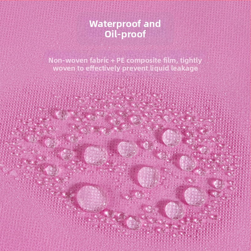 Vienreizējās lietošanas spilvena dvielis skaistumkopšanas salonam, nešūts materiāls, ūdensizturīgs, vienkrāsains dizains, 100 gab., personalizācijas iespēja