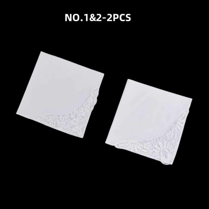 Batistă din bumbac 100% cu dantelă, țesătură cu densitate înaltă, 15 g, 2 buc., pentru domnișoarele de onoare și decor de nuntă