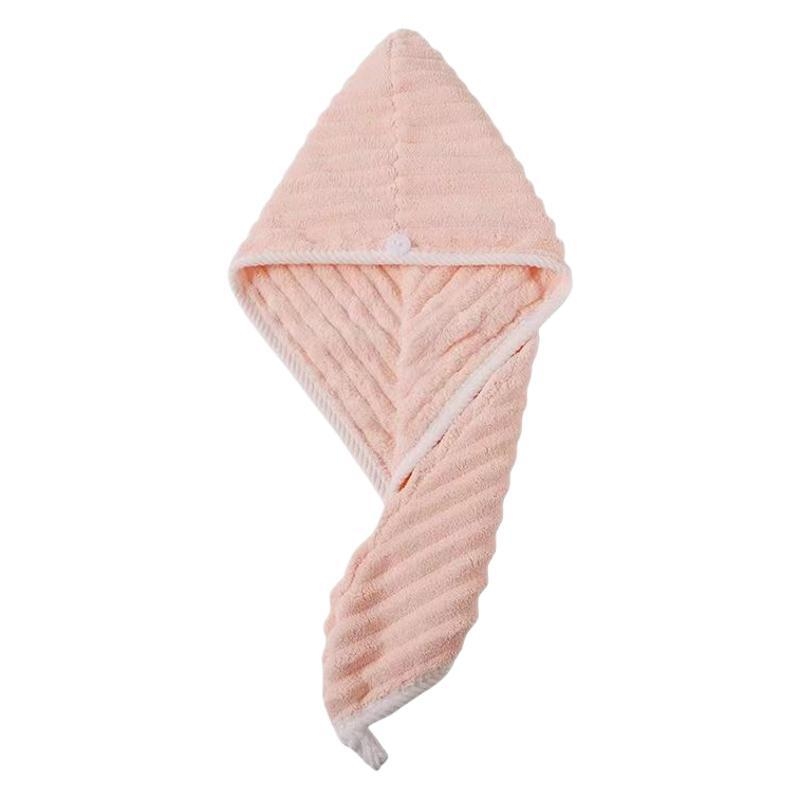 Turban za sušenje kose od koralnog fleksa, upijajući i brzo suši, 150d vlakna, 80–99 g, Šifra 3677