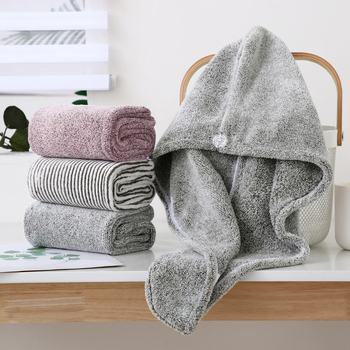 Turban za kosu, japanski stil od bambusovog ugljena vlakna, coral fleece, 150D pređa, prilagodba dostupna