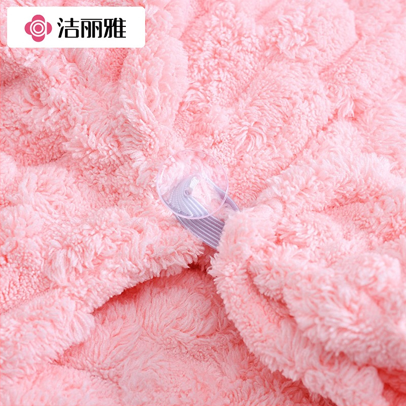 Kapica za sušenje kose za žene – snažna apsorpcija, brzo sušenje, zgušnjena konstrukcija; Coral Fleece; 80–99 g.