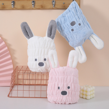 Pălărie pentru păr pentru copii, din fleece coral, 150D, 50–79 g, broderie, personalizabil