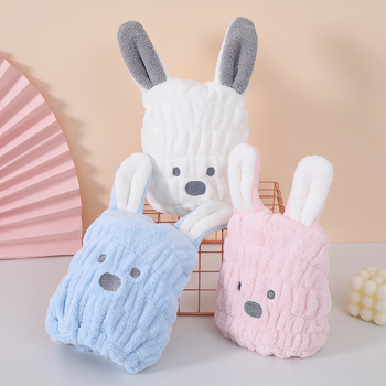 Pălărie pentru păr pentru copii, din fleece coral, 150D, 50–79 g, broderie, personalizabil