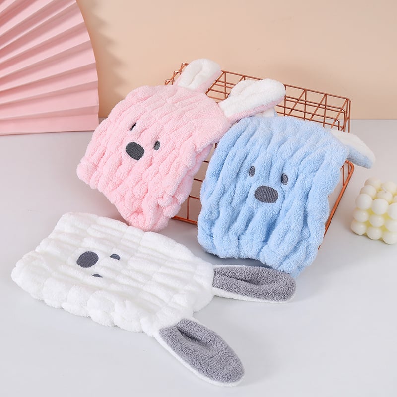 Pălărie pentru păr pentru copii, din fleece coral, 150D, 50–79 g, broderie, personalizabil