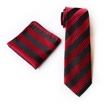 Σετ γραβάτας και τσέπης ανδρών | Jacquard φλοράλ μοτίβο, πολυεστερικές ίνες, yarn-dyed, στυλ: βέλος, ανδρικό, μοντέρνο (Υλικό: πολυεστέρας νημά; Μοτίβο: φλοράλ; Διαδικασία: Jacquard; Μεταχείριση: yarn-dyed; Στυλ: βέλος, ανδρικό, μοντέρνο)