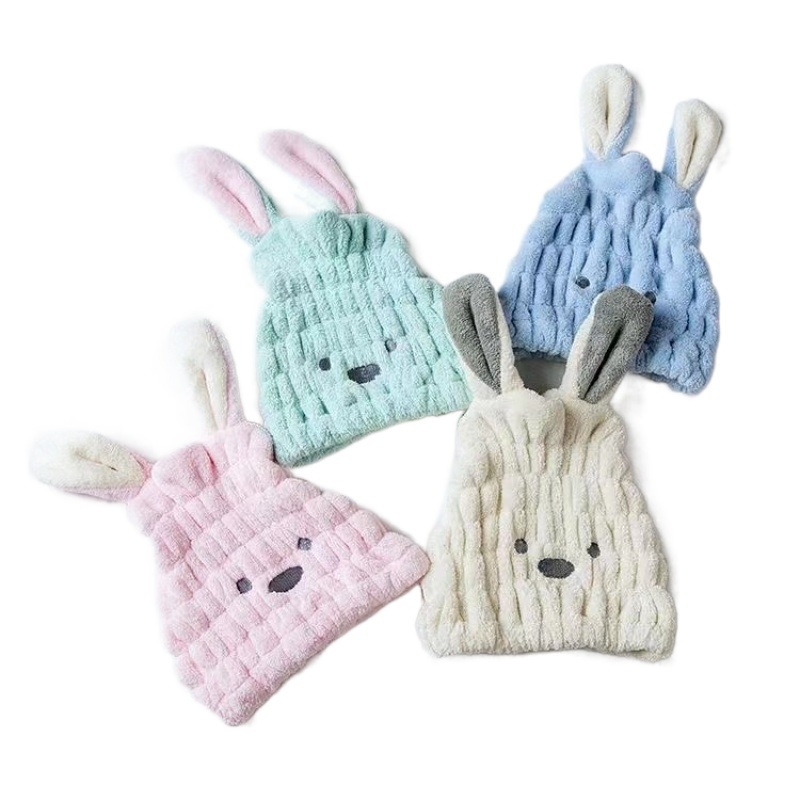 Dječja kapa za sušenje kose, coral fleece, 100D vlakno, vezenje, težina 30–49 g, personalizacija