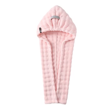 Női száraz haj sapka, ultra-abszorbévő, gyors száradás, korall Flísz, hímzett