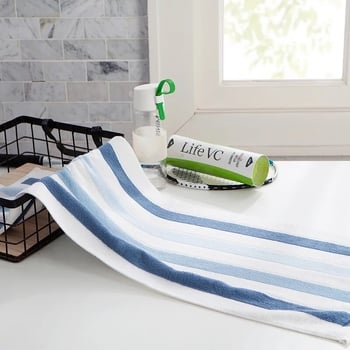 Jielia pamut sporttörölköző, 120 g, 5–10 s nedvszívás, fürdéshez