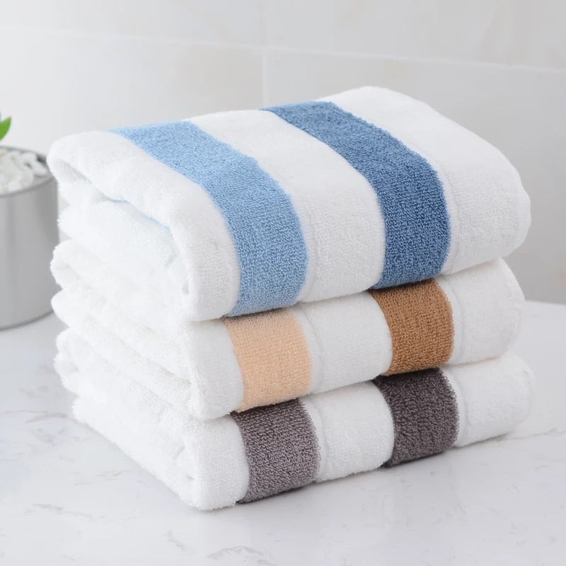 Jielia pamut sporttörölköző, 120 g, 5–10 s nedvszívás, fürdéshez