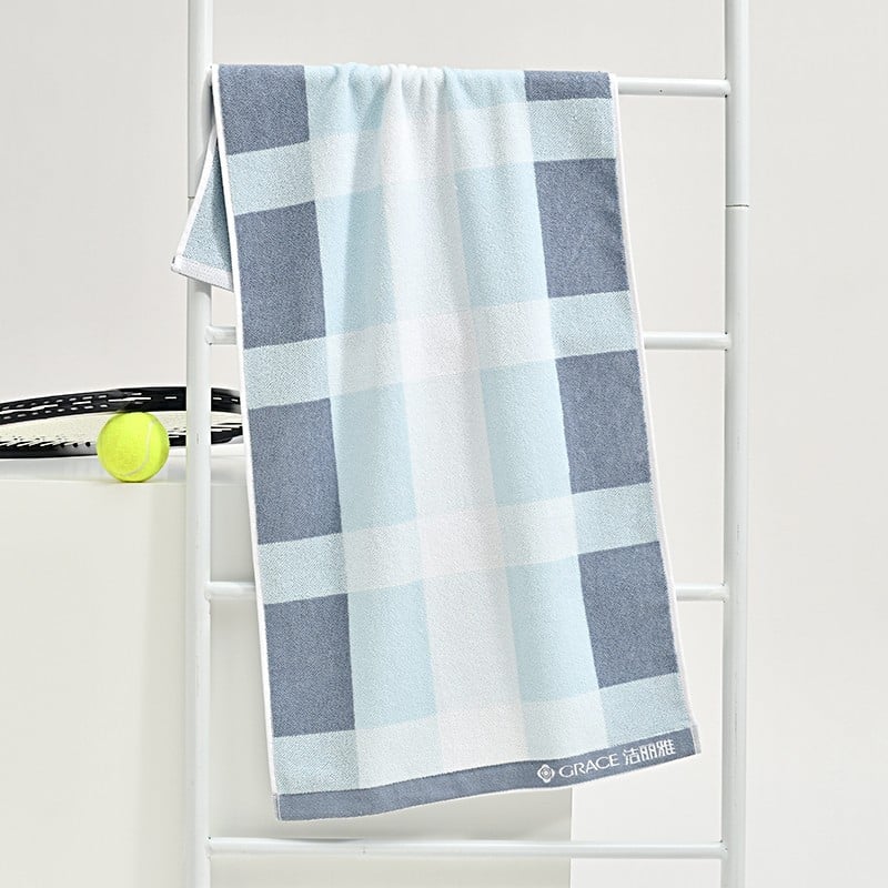 Proširena pamukna kupaonica krpa za masažu leđa, Grace/Jie Liya, 32s pređa, jacquard/plain tkanina, 120–140 g