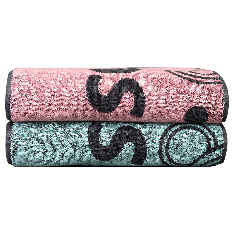 Prosop de sport din bumbac, absorbant la transpirație, fără scame, țesătură jacquard, 100–120 g, Arsof/elis