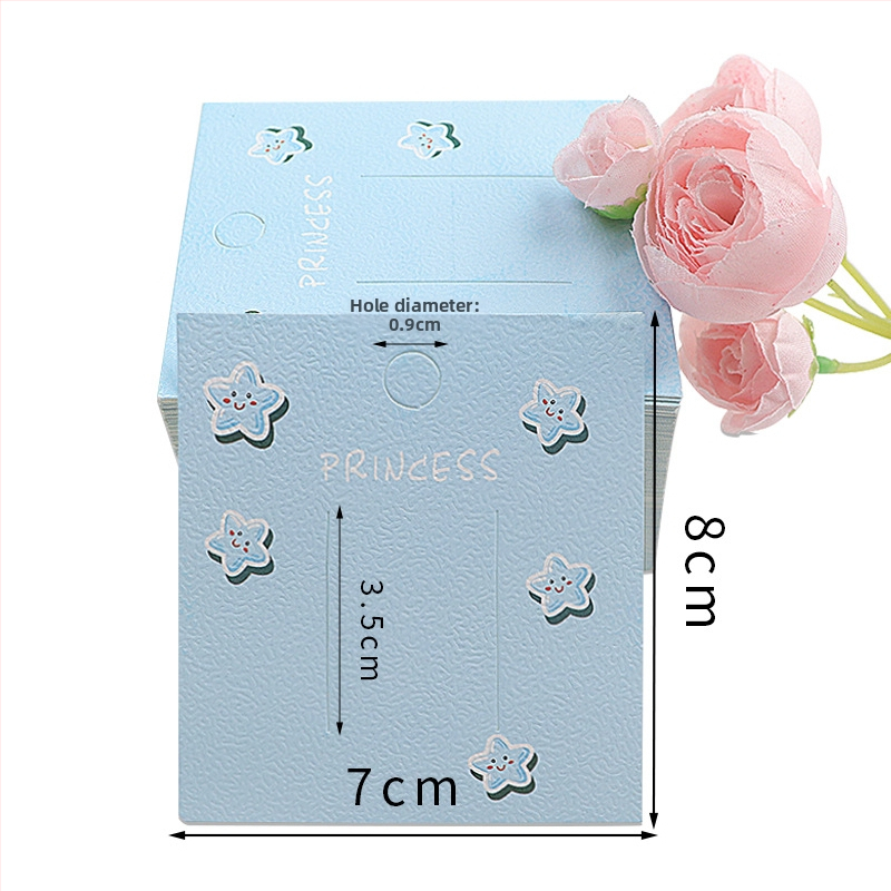 Kopča za kosu od papira s dvostrukim otvorom, slatka dječja dopuna za kosu, DIY karton