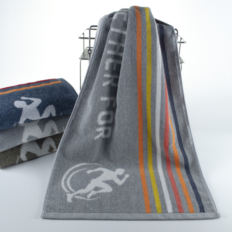 Fiber Love pamukani ručnik za kupanje, Jacquard tkanina, 170–200 g, sportski ručnik za vanjsku aktivnost