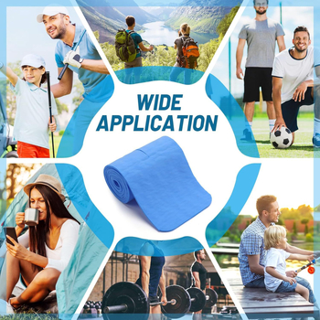 Sporthűtő törölköző PVA anyagból, sima szövés, 32-count, 80–100 g