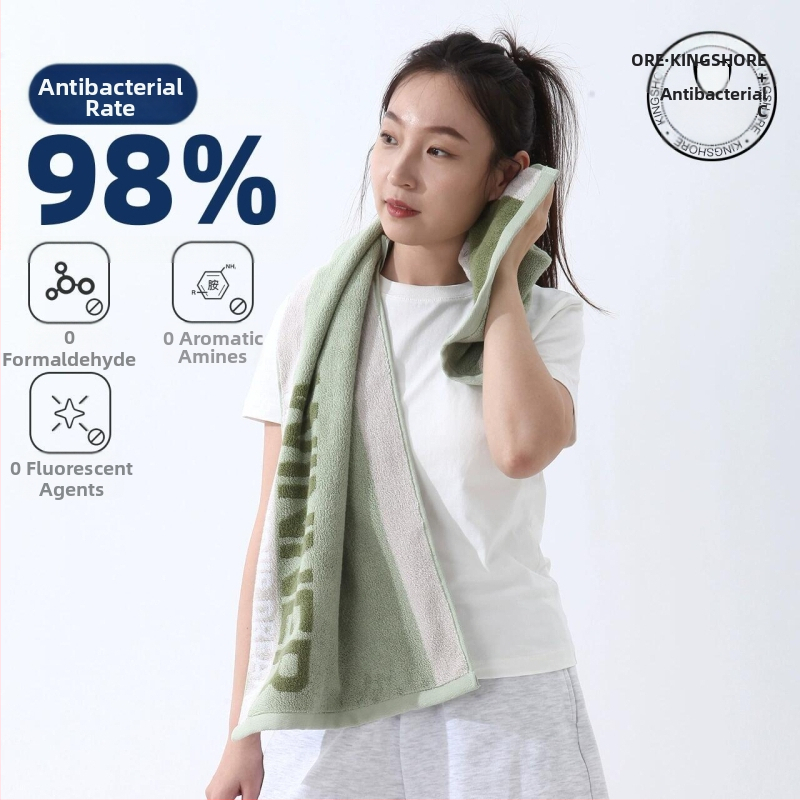 Športová utierka - 100% bavlna, antibakteriálna, zosilnená, rýchla absorpcia 0-5 s, 188 g