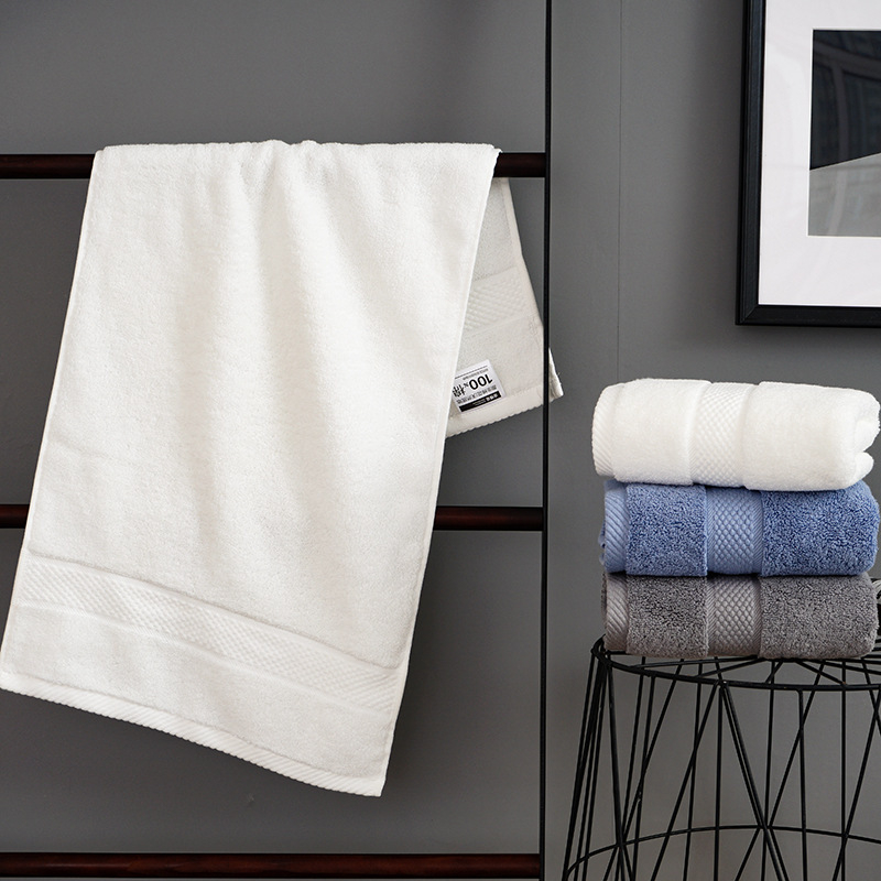 100% pamut arc törölköző hotel és otthoni használatra, 140–170 g, Break folyamat, testre szabható