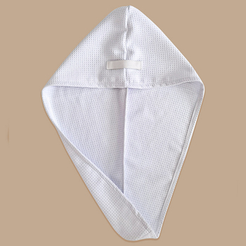 Καπελάκι στεγνώματος μαλλιών Saint chun από waffle ύφασμα, προσαρμοστικό, 60 νήματα, 100–119 γρ